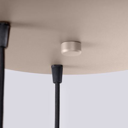 Luster na sajli HALO 3xG9/8W/230V, prečnik 25 cm, taupe