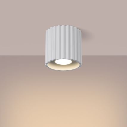 Spot svetiljka AURA 1xGU10/10W/230V 10 cm bela