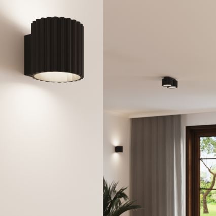 Ugradni spot AURA 2xGX53/10W/230V crni