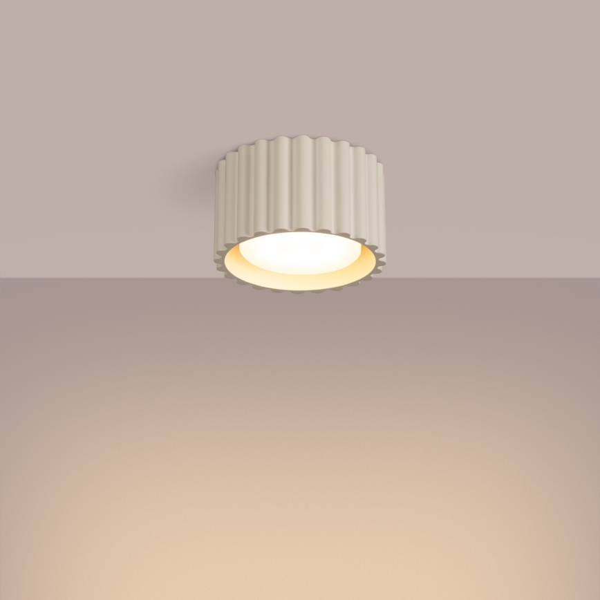 Spot svetlo AURA 1xGX53/10W/230V 6 cm krem