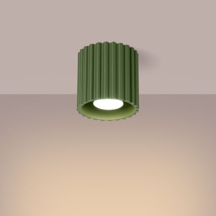 Spot svetiljka AURA 1xGU10/10W/230V, 10 cm, zelena