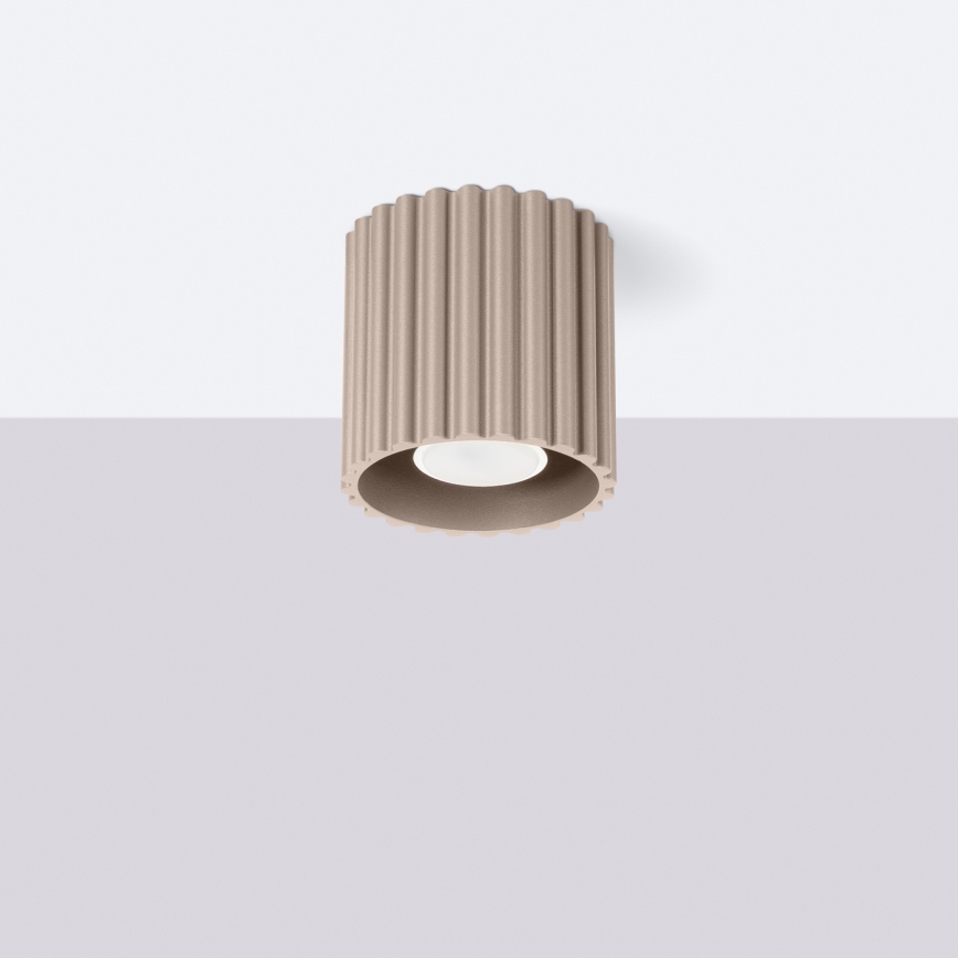 Ugradno spot svetlo AURA 1xGU10/10W/230V 10 cm taupe