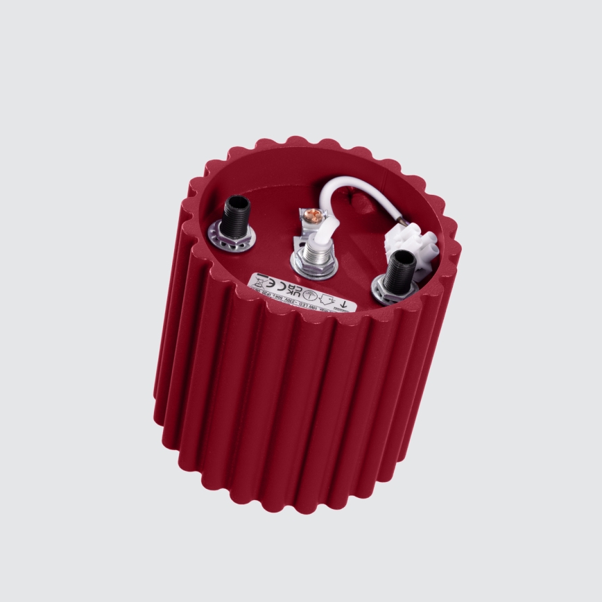Spot svetlo AURA 1xGU10/10W/230V 10 cm crveno
