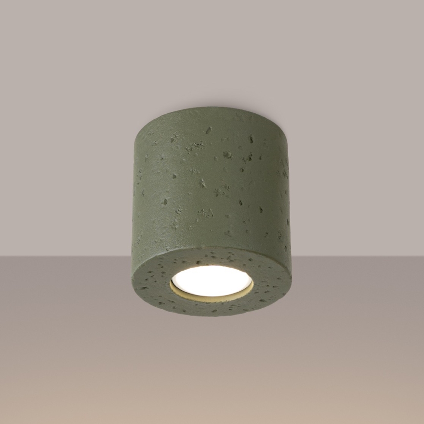 Spot svetiljka ORBIS 1xGU10/10W/230V beton/zelena