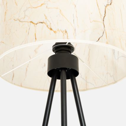 Stojeća lampa NEVIA 1xE27/15W/230V bež/mramorni dekor
