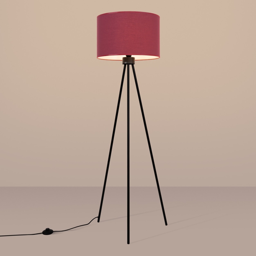 Stojeća lampa NEVIA 1xE27/15W/230V crvena