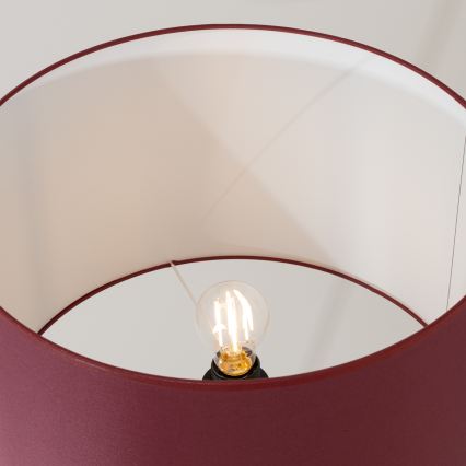 Stojeća lampa NEVIA 1xE27/15W/230V crvena