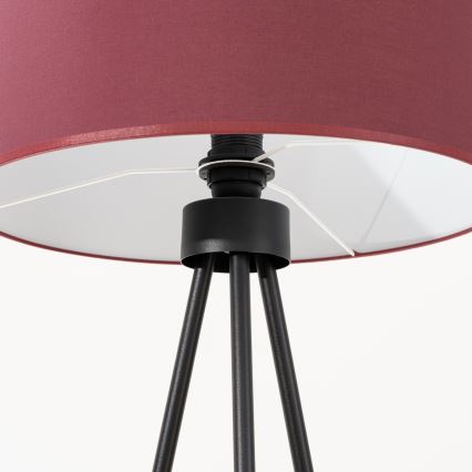 Stojeća lampa NEVIA 1xE27/15W/230V crvena