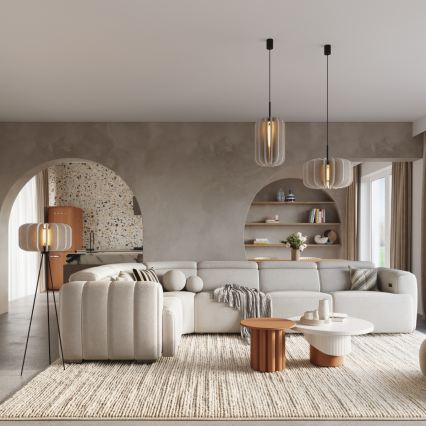 Podna lampa MULA 1xE27/15W/230V krem
