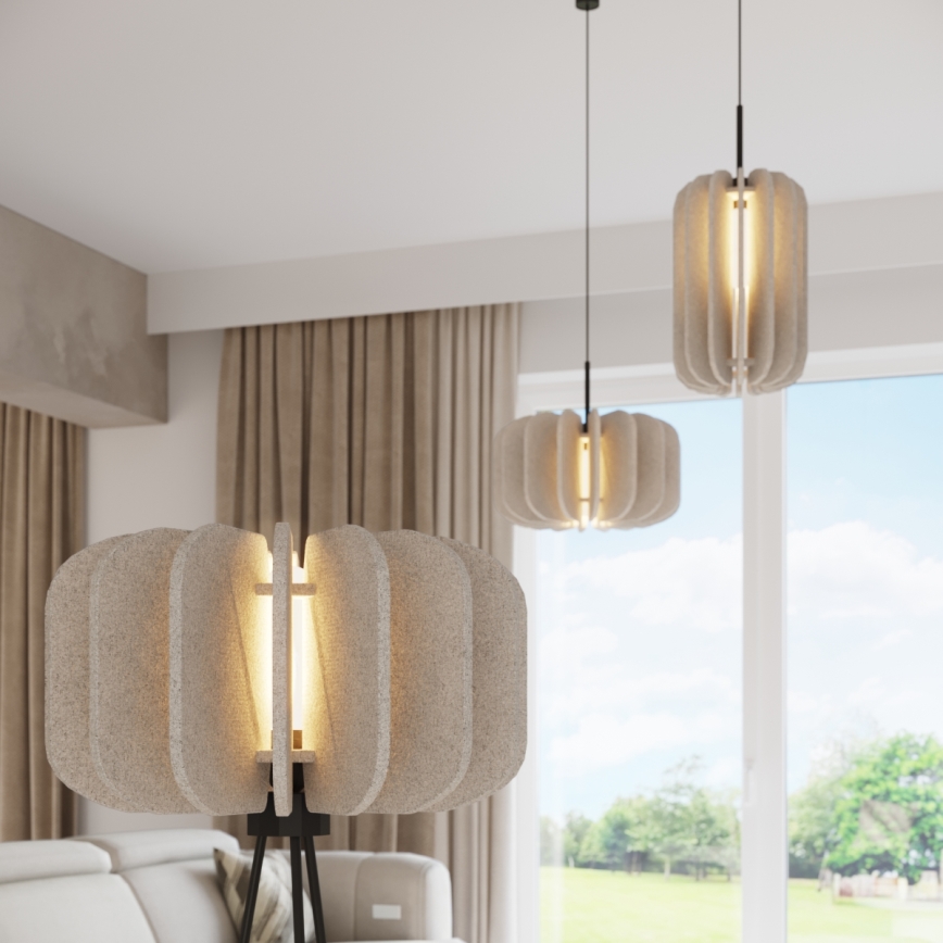 Podna lampa MULA 1xE27/15W/230V krem