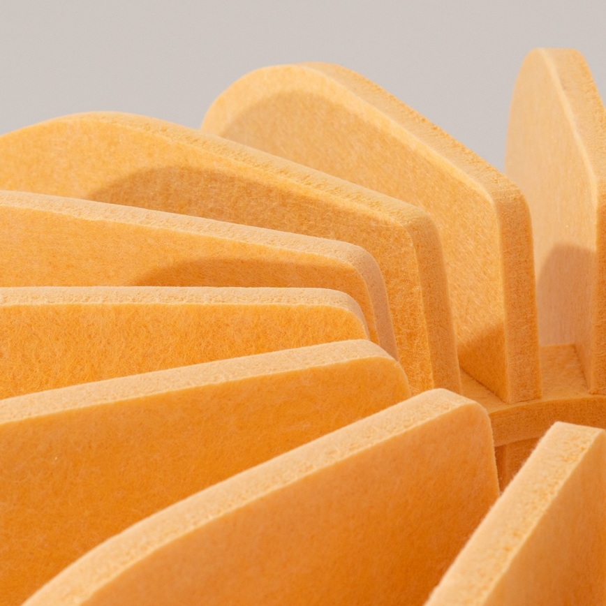 Podna lampa MULA 1xE27/15W/230V žuta