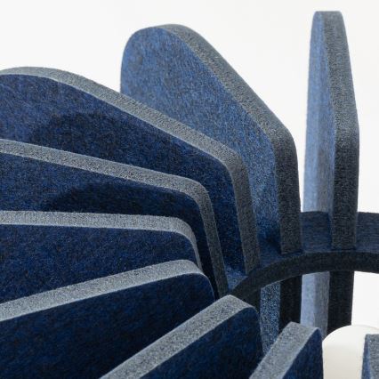 Plava podna lampa MULA 1xE27/15W/230V