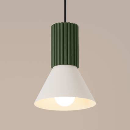 Luster na sajli ESTRIA 1xE14/10W/230V, prečnik 14 cm, zelena