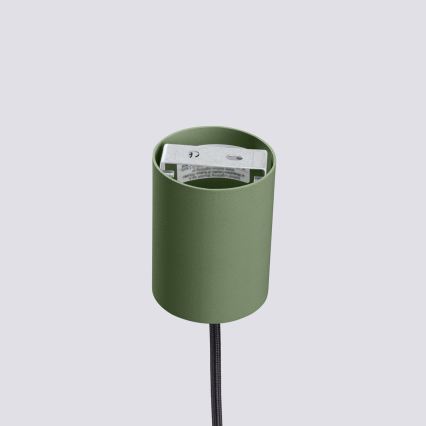Luster na sajli ESTRIA 1xE14/10W/230V, prečnik 14 cm, zelena