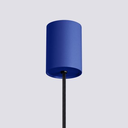 Luster ESTRIA na sajli, 1xE14/10W/230V, prečnik 14 cm, plave boje
