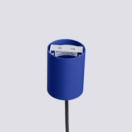 Luster ESTRIA na sajli, 1xE14/10W/230V, prečnik 14 cm, plave boje