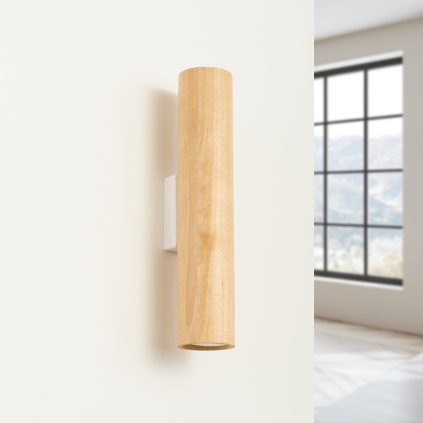 Zidna lampa LINO 2xGU10/10W/230V buk