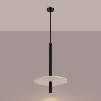Luster na sajli FELTRO 1xG9/8W/230V crna/krem