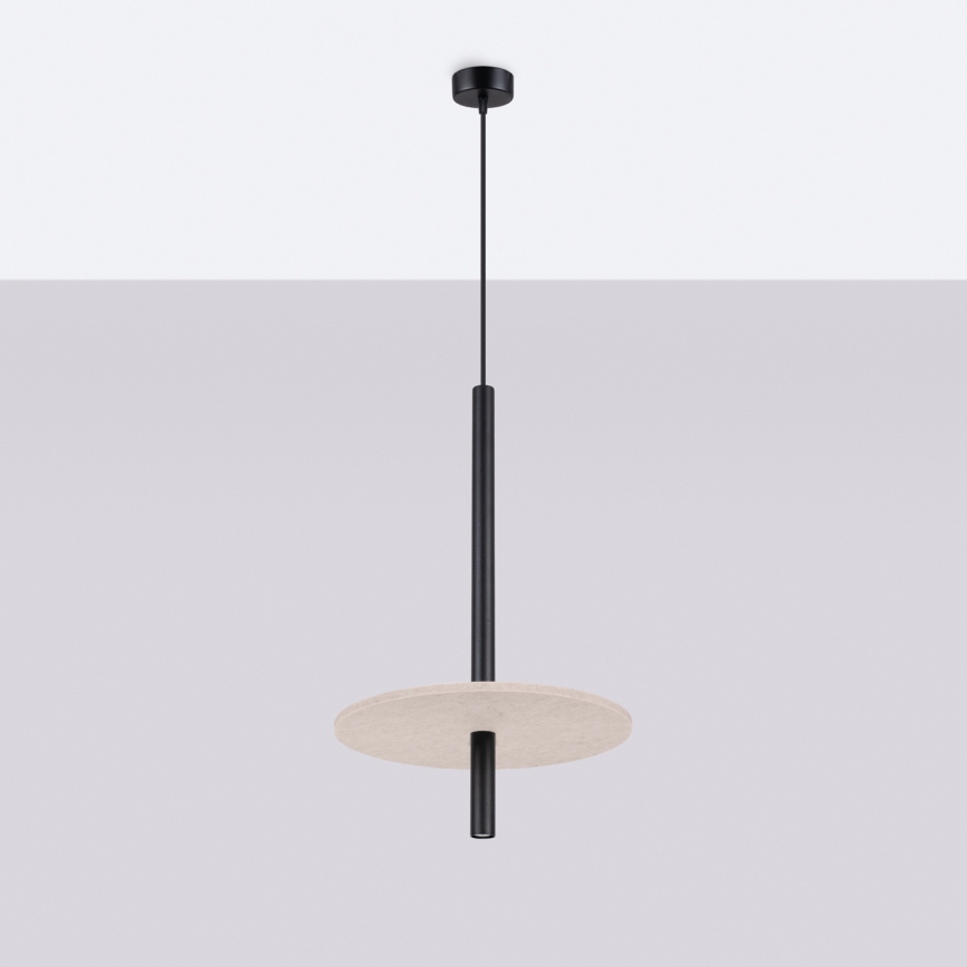 Luster na sajli FELTRO 1xG9/8W/230V crna/krem
