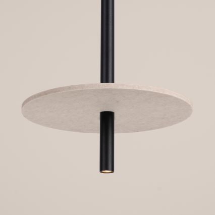 Luster na sajli FELTRO 1xG9/8W/230V crna/krem
