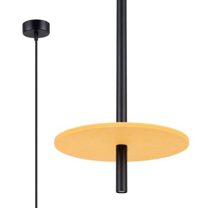 Luster na sajli FELTRO 1xG9/8W/230V crna/žuta