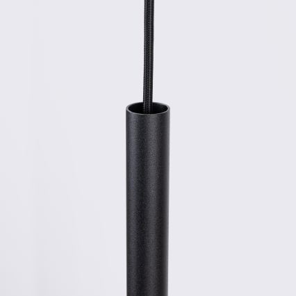 Luster na lanku FELTRO 1xG9/8W/230V crna/plava