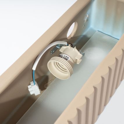 Zidna svetiljka RIGATA 1xE27/15W/230V keramika/taupe