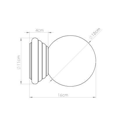 Kupatilsko zidno svetlo ZORI 1xG9/8W/230V IP44 belo