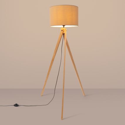 Stojeća lampa NATT 1xE27/15W/230V taupe