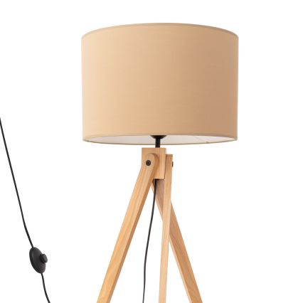 Stojeća lampa NATT 1xE27/15W/230V taupe