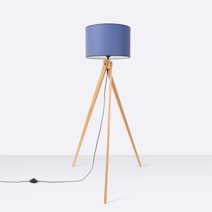 Stojeća lampa NATT 1xE27/15W/230V plava