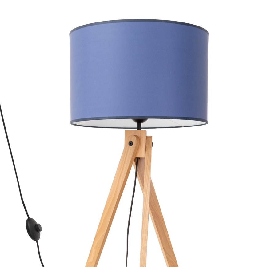 Stojeća lampa NATT 1xE27/15W/230V plava