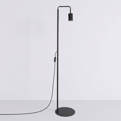 Stojeća lampa KARBON 1xGU10/10W/230V crna