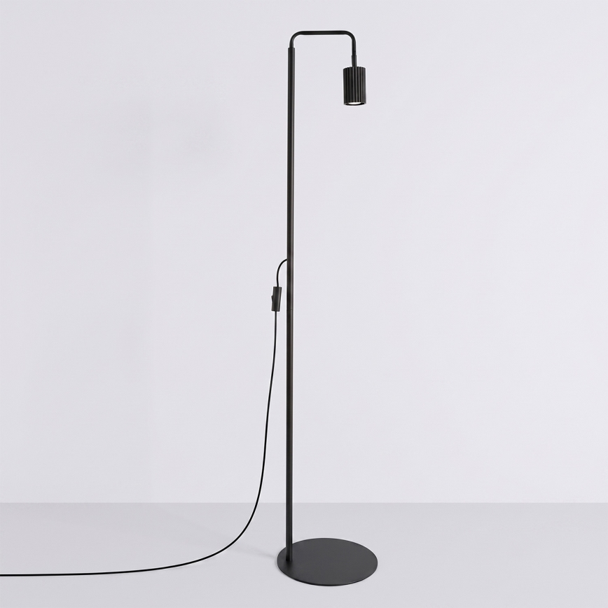 Stojeća lampa KARBON 1xGU10/10W/230V crna