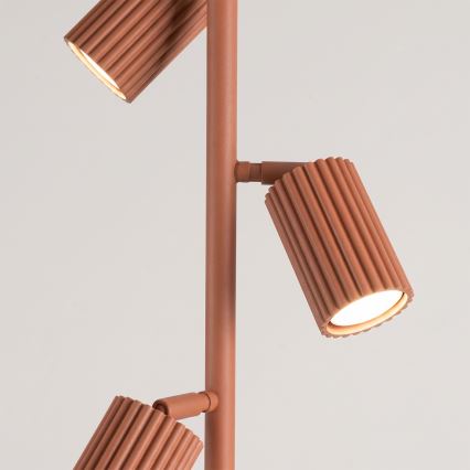 Podna lampa KARBON 3xGU10/10W/230V narandžasta