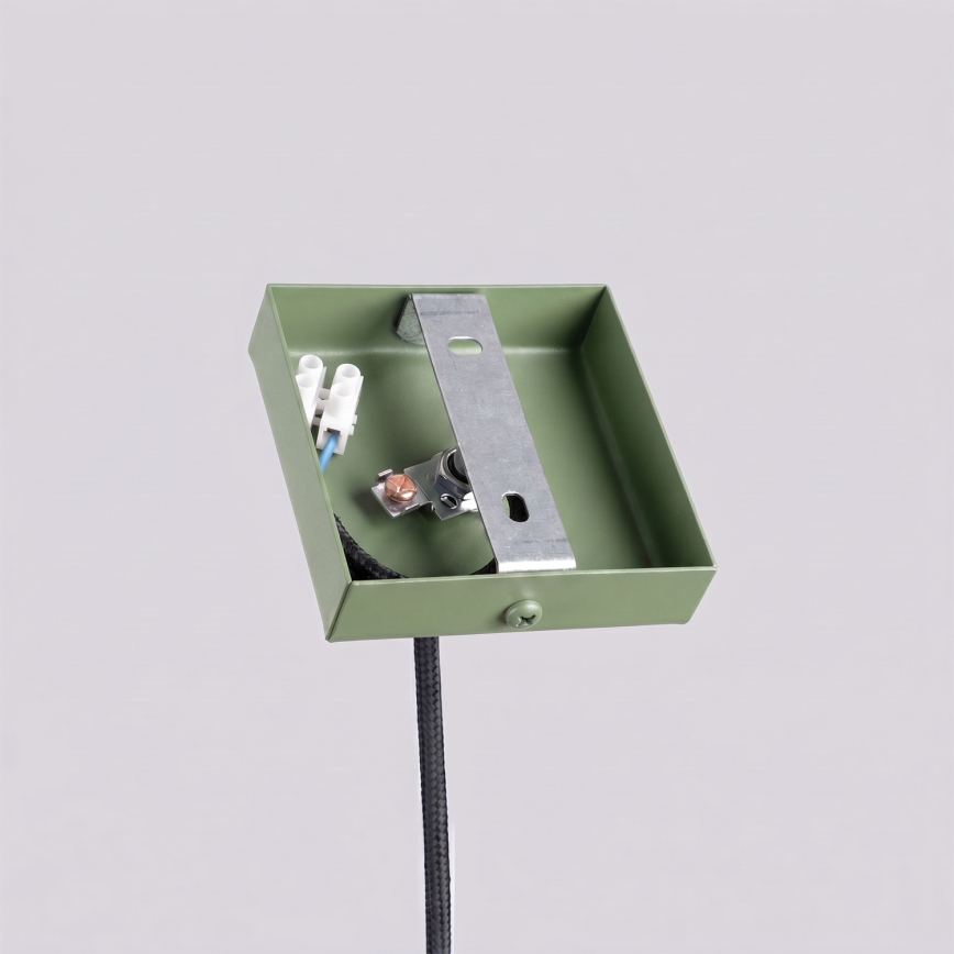 Luster na sajli PASTELO 1xG9/8W/230V zelena