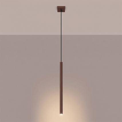 Luster na lanku PASTELO 1xG9/8W/230V braon