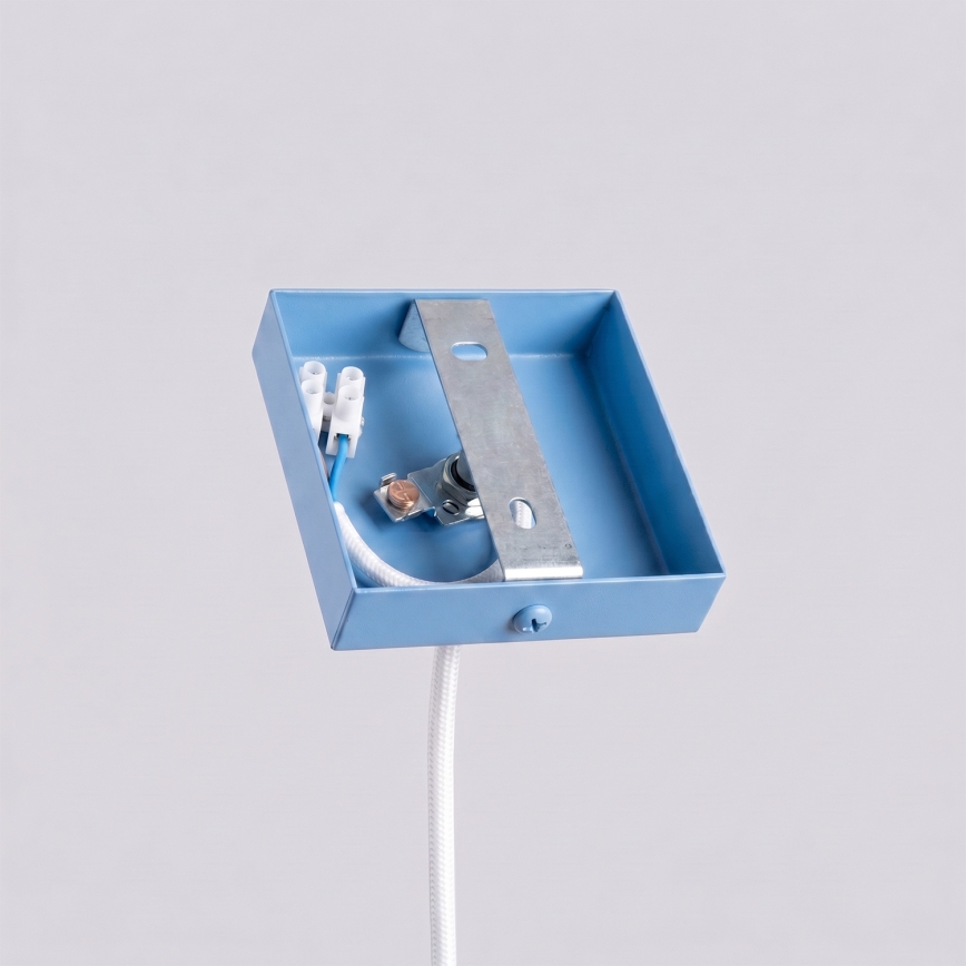 Luster na sajli PASTELO 1xG9/8W/230V plava