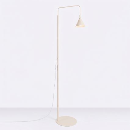 Stojeća lampa NOX 1xE14/10W/230V krem boje