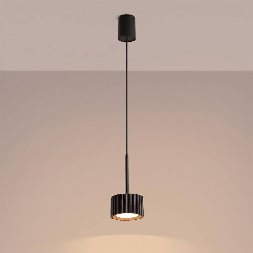 Luster na sajli AURA 1xGX53/10W/230V crna