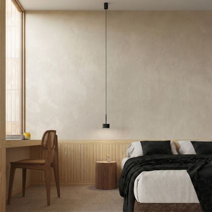 Luster na sajli AURA 1xGX53/10W/230V crna