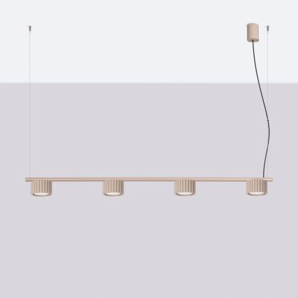 Luster na sajli AURA 4xGX53/10W/230V taupe