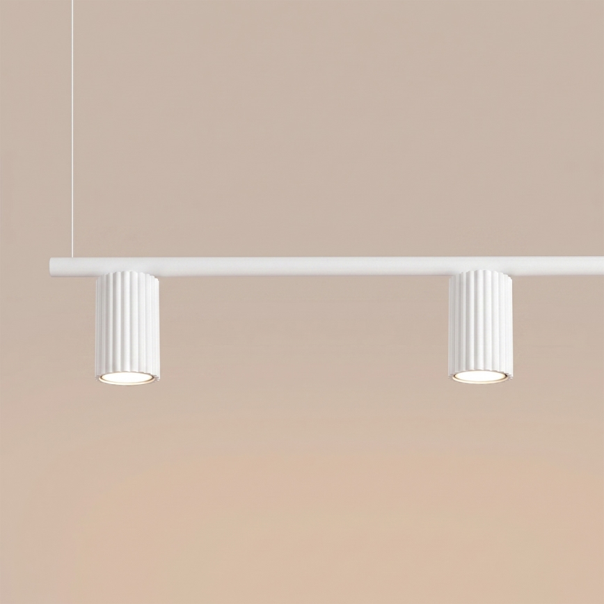 Luster na sajli KARBON 4xGU10/10W/230V beo