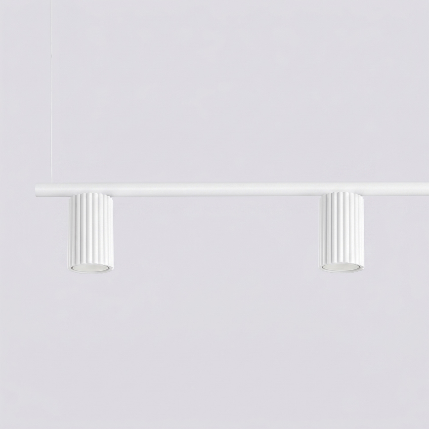 Luster na sajli KARBON 4xGU10/10W/230V beo