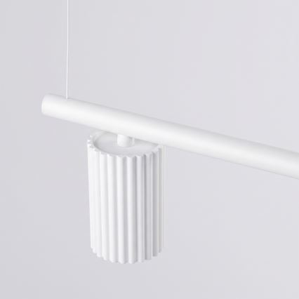 Luster na sajli KARBON 4xGU10/10W/230V beo