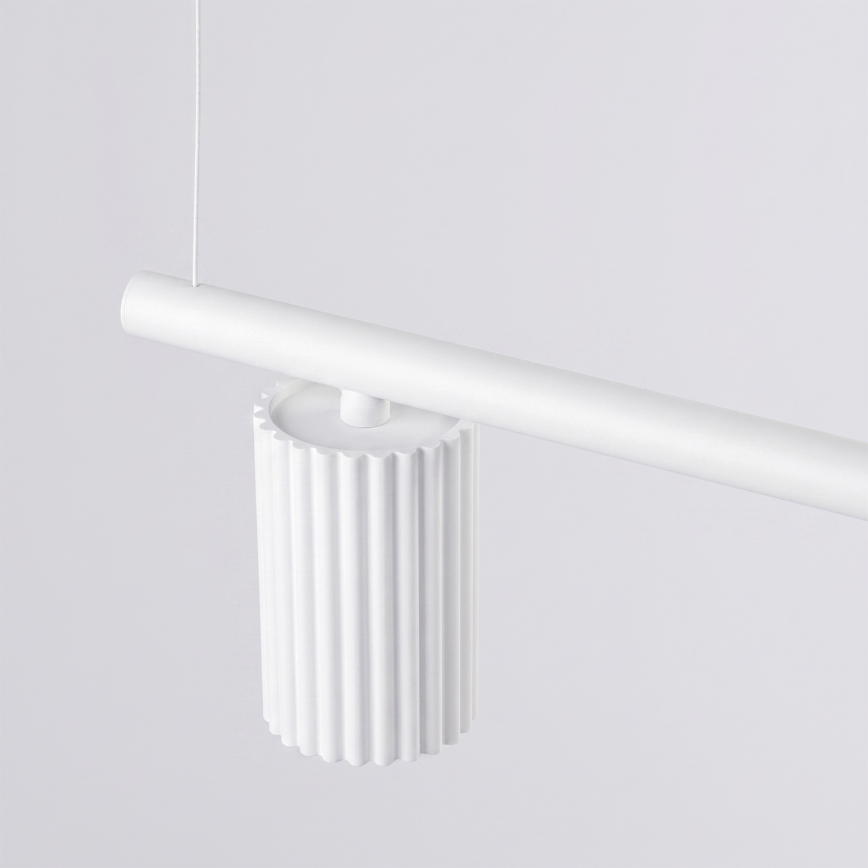 Luster na sajli KARBON 4xGU10/10W/230V beo