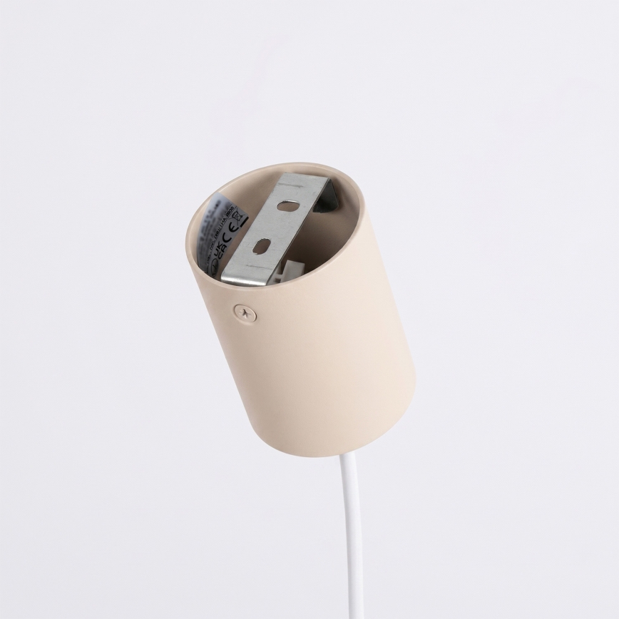 Luster na sajli KARBON 4xGU10/10W/230V krem boje