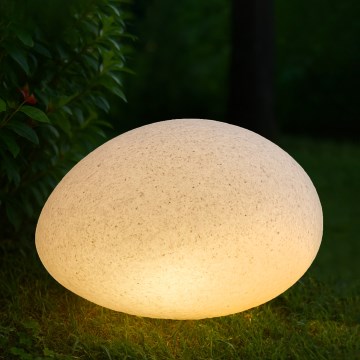 Spoljašnja dekorativna svetiljka LUMISTONE 1xE27/15W/230V IP65 prečnik 38 cm