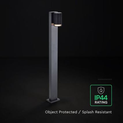 Spoljašnja lampa 1xGU10/10W/230V IP44 50 cm crna
