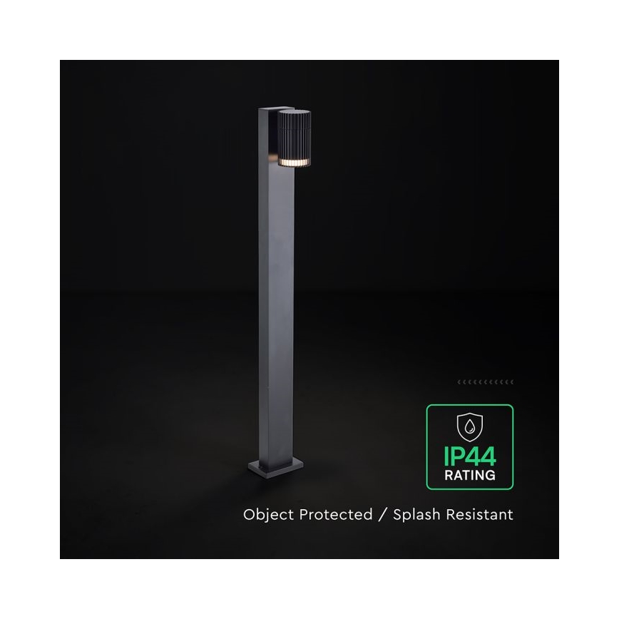 Spoljašnja lampa 1xGU10/10W/230V IP44 50 cm crna